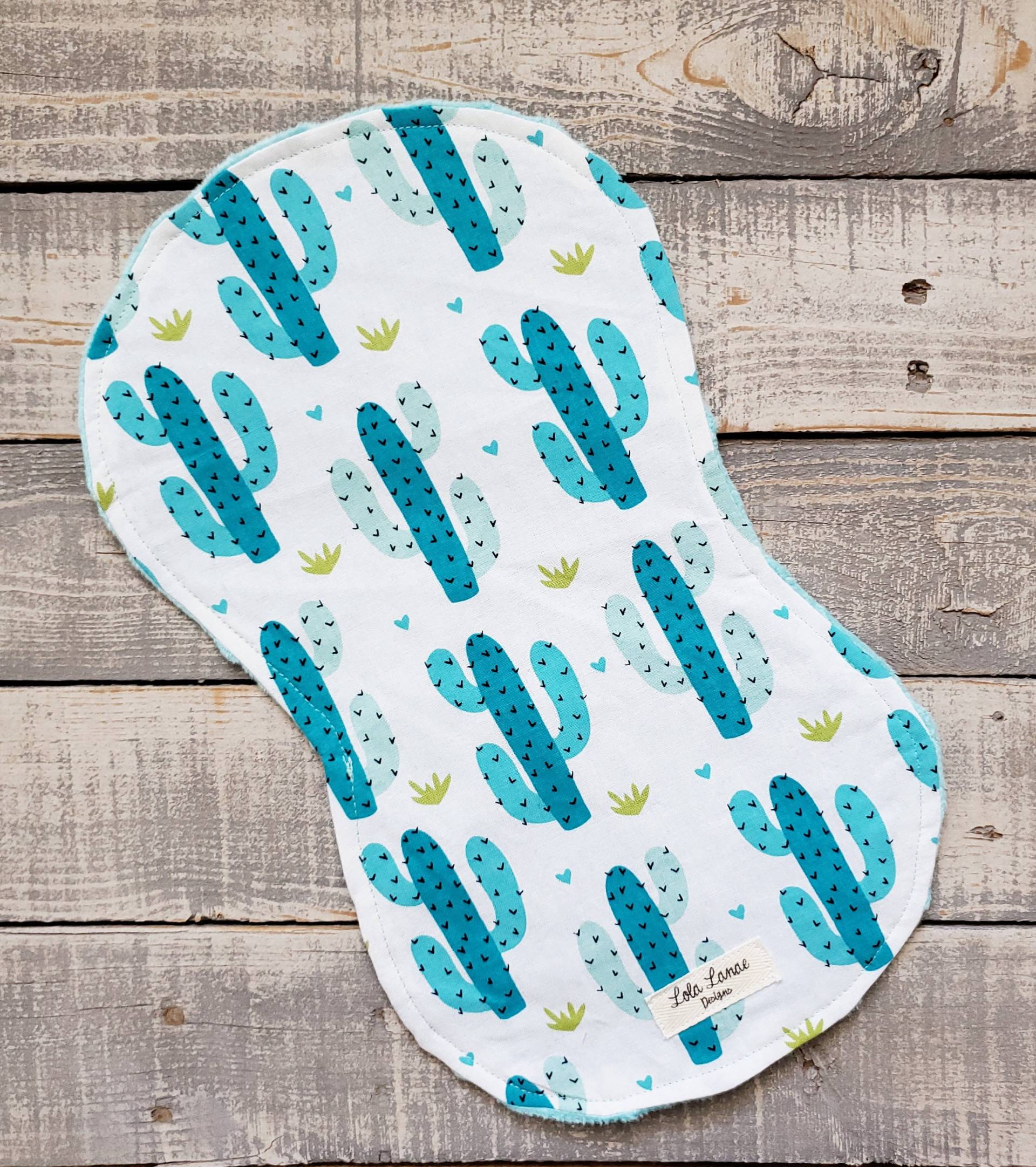 Blau Teal Kaktus Baumwolle Und Minky Baby Burp Tuch Weicher Rag Western Boho Junge Mädchen Shower Geschenk Südwesten Pflanzen von Etsy - LolaLanaeDesignsCo