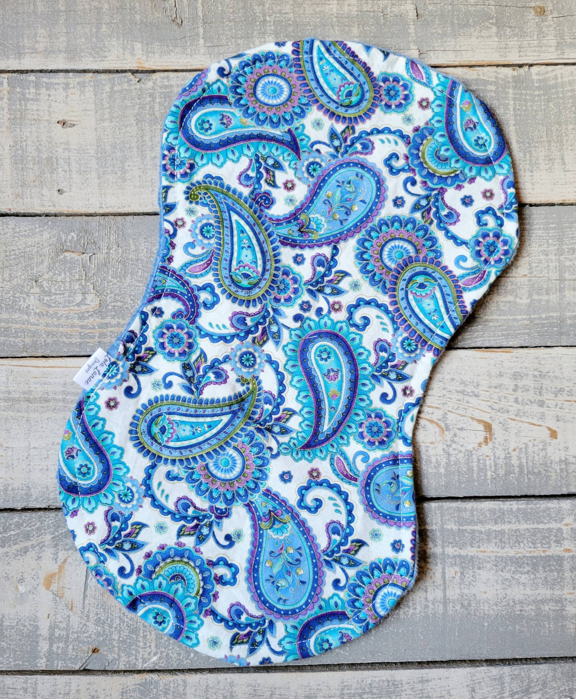 Blau Weiß Paisley Baumwolle Und Minky Baby Burp Tuch Weicher Rag Native Western Junge Mädchen Shower Geschenk Southwest Cowboy Bandana von Etsy - LolaLanaeDesignsCo