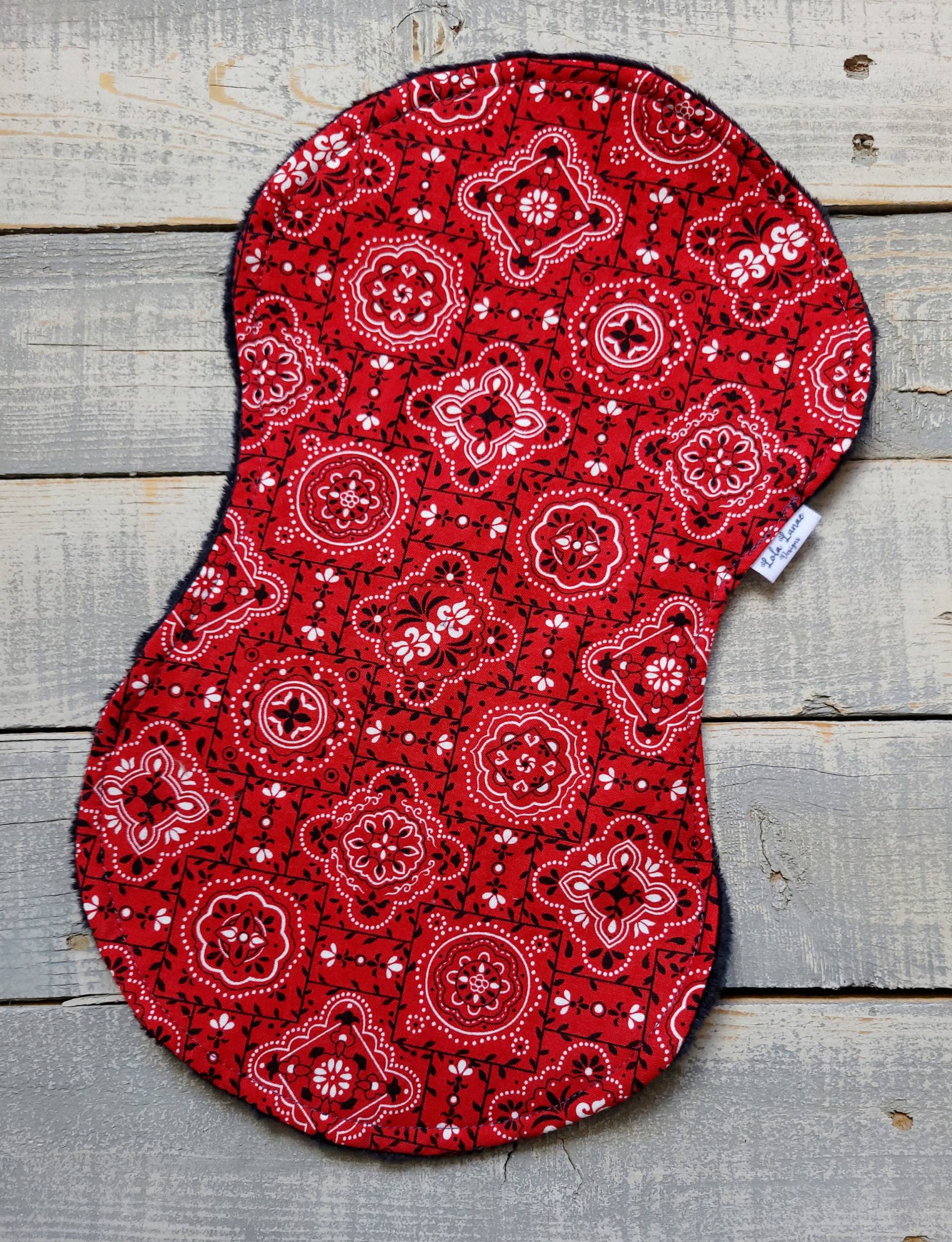 Rotes Bandana Paisley Baumwolle Und Minky Baby Burp Tuch Weicher Rag Native Western Junge Mädchen Shower Geschenk Southwest Cowboy von Etsy - LolaLanaeDesignsCo