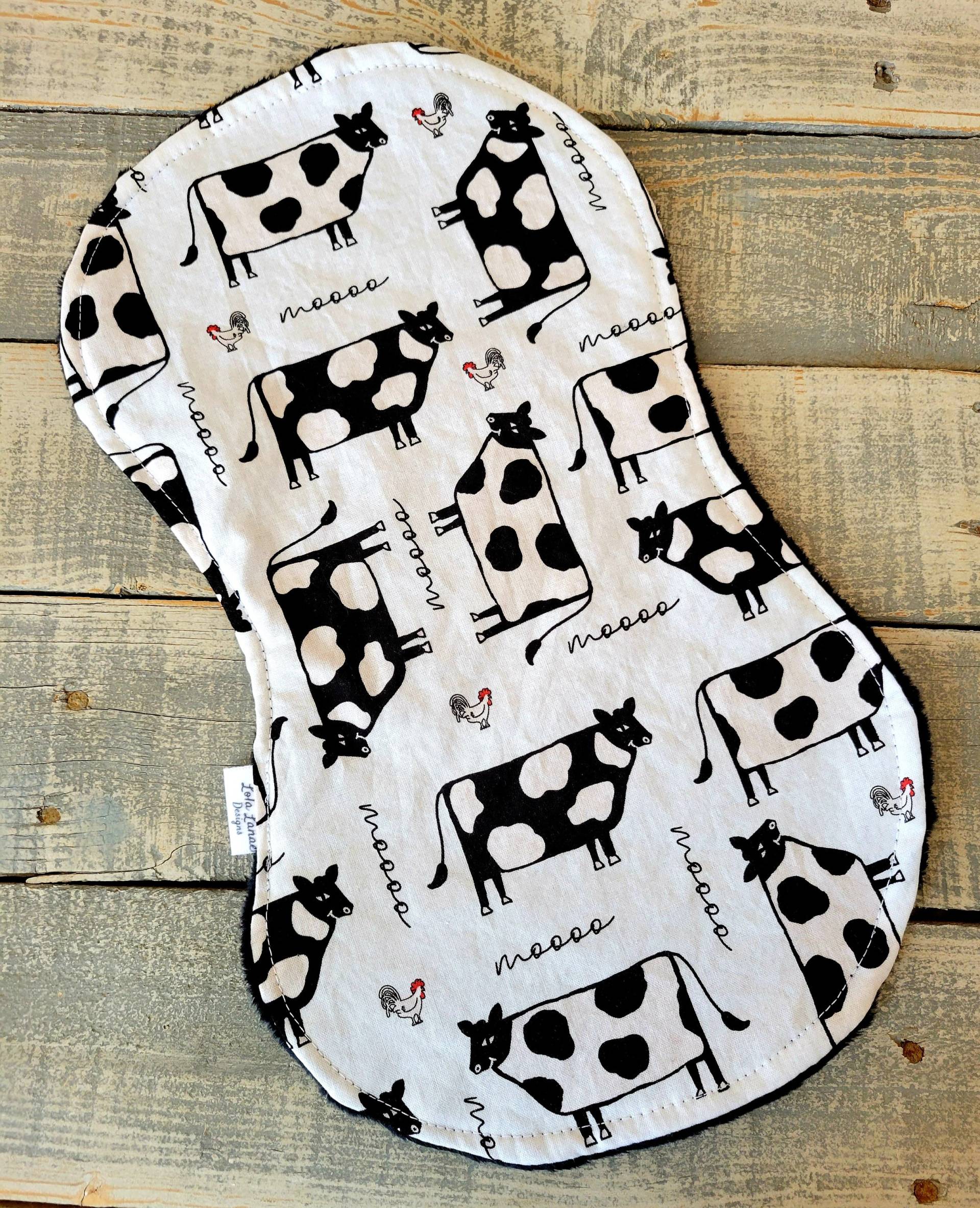 Schwarz Weiß Milchkuh Baumwolle Und Minky Baby Tuch Weicher Burp Rag Tier Western Junge Mädchen Shower Geschenk Südwesten Kalb Bauernhof von Etsy - LolaLanaeDesignsCo