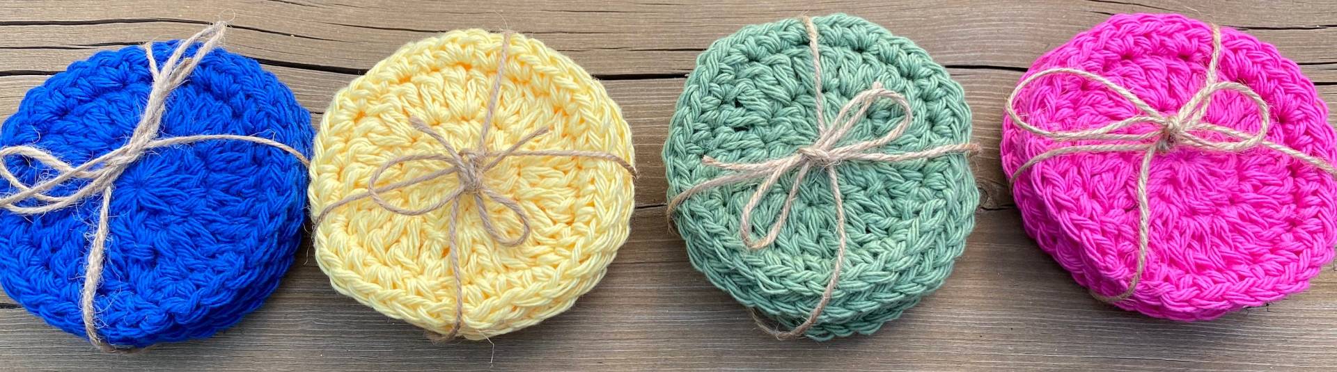 Umweltfreundliche Handgemachte Häkeln Wiederverwendbare Gesichts Scrubbies 4Er-Pack von Etsy - LostInTheWoodsMI