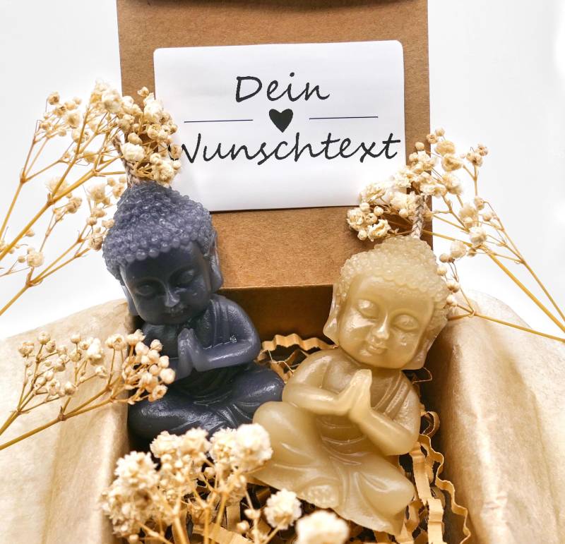 Mitbringsel Kleine Kerzen Buddha Personalisierbar Handgemachtes Wichtelgeschenk Geschenk Überraschung Geldgeschenk Aufmerksamkeit von Etsy - LovelyMomentShop