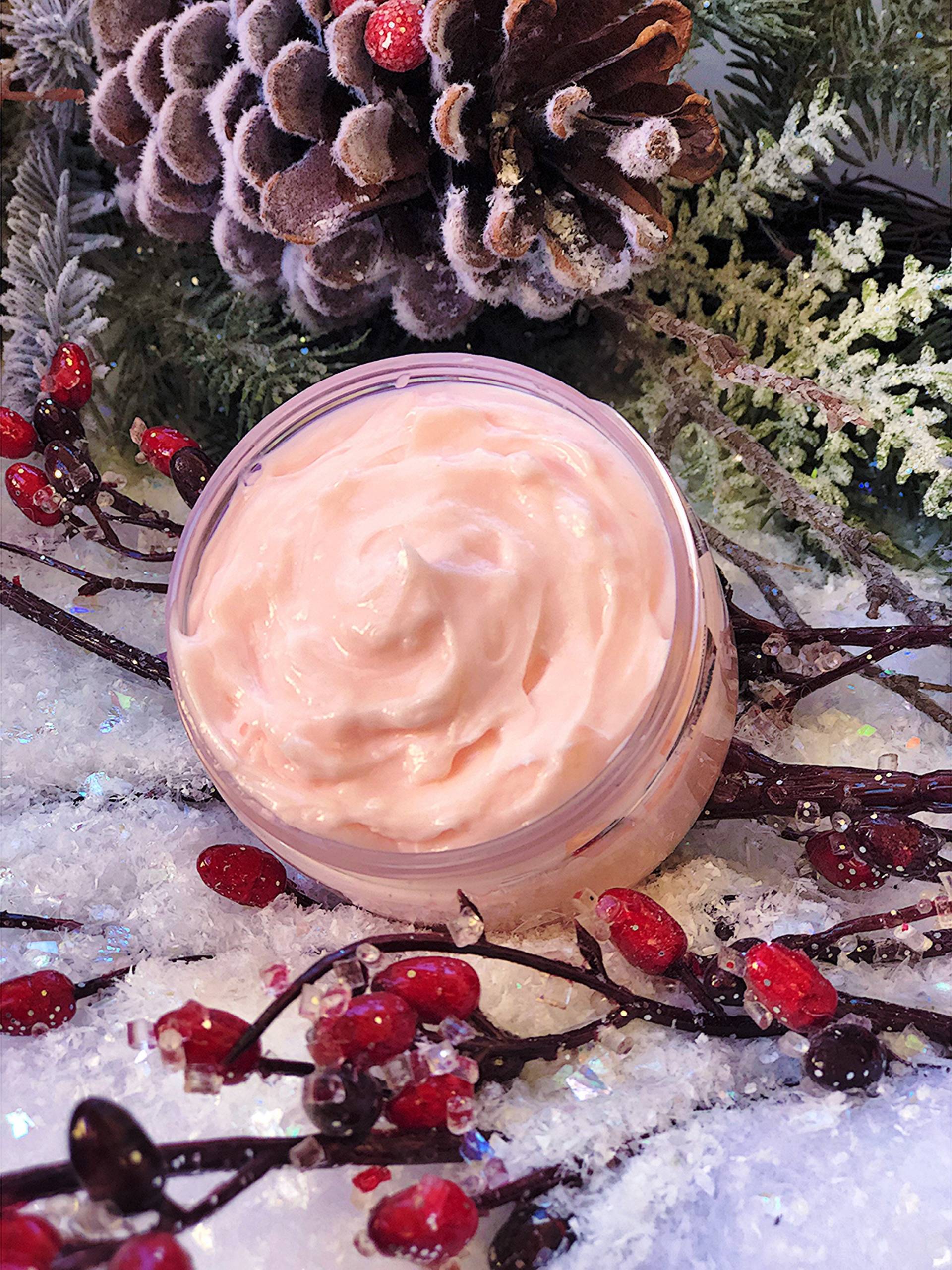 Merry & Bright Whipped Body Lotion, Handcreme, Körpercreme, Feuchtigkeitscreme, Handgemachte Lotion, Hautpflege Geschenke, Natürliche Hautpflege von Etsy - Lunaapothecaryla