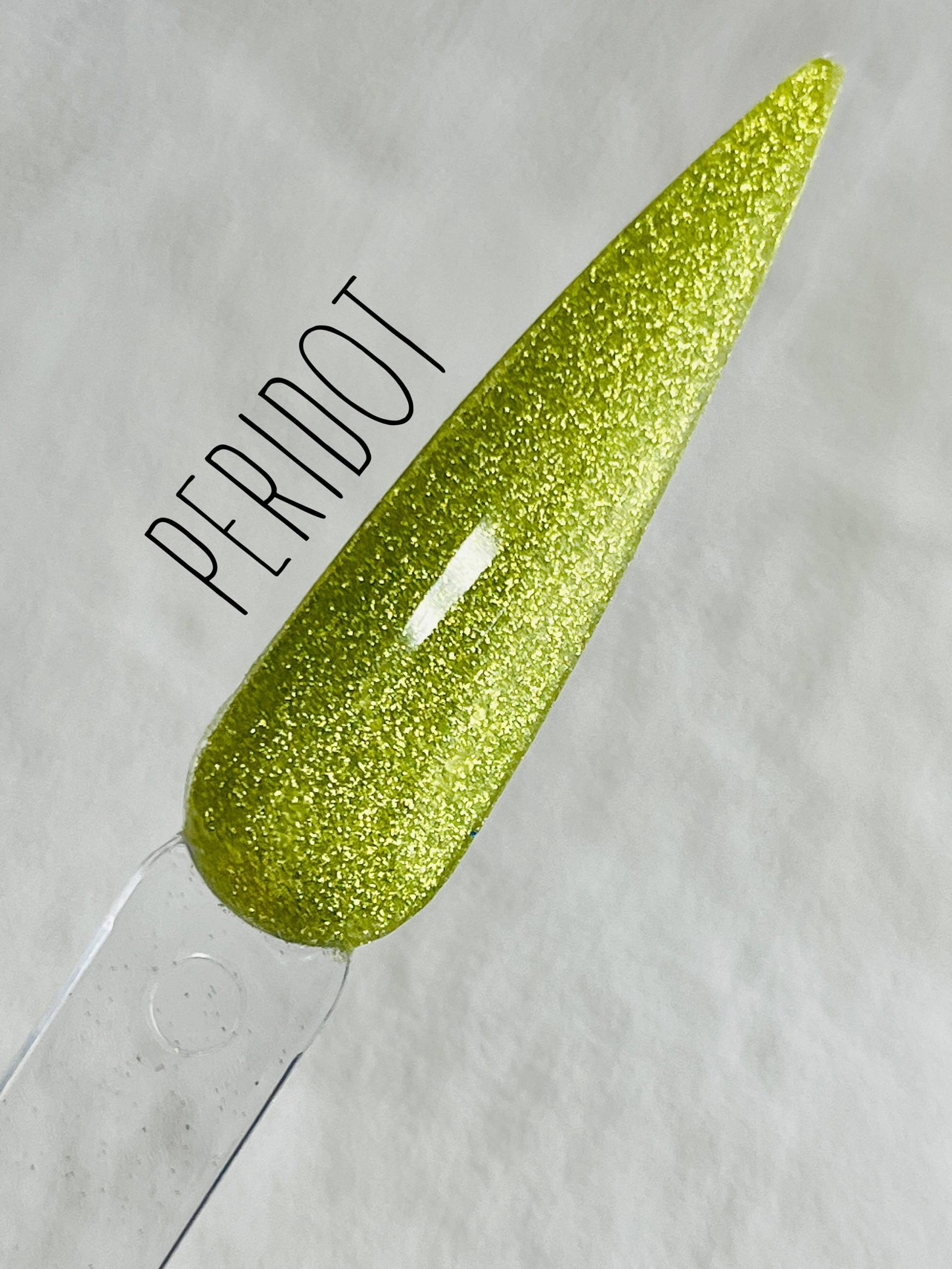 Peridot Acryl Nail Dip Powder von Etsy - LuxieNail