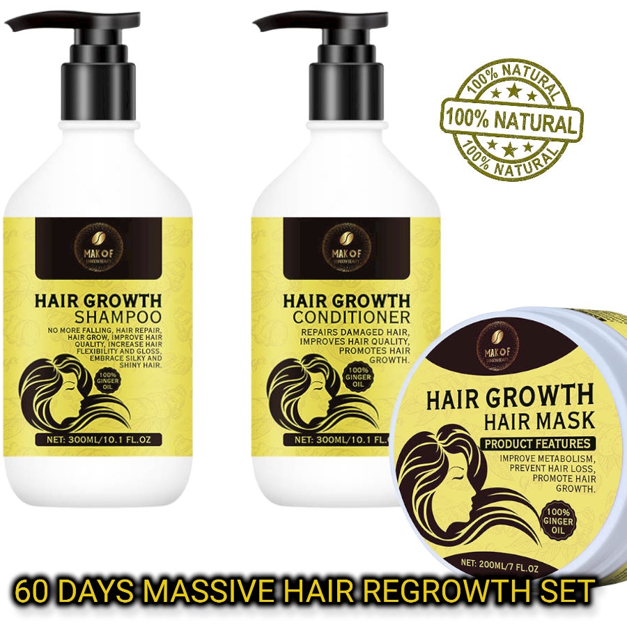 Anti-Haarausfall Für Frauen Shampoo, Conditioner & Haarmaske - Hair Loss Kit-Aktive Und Natürliche Inhaltsstoffe, Um Haarfollikel Wachstum Zu von Etsy - MAKOFBEAUTYShop