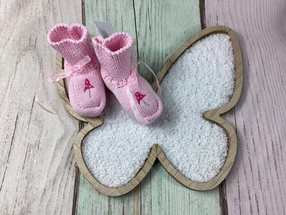 Babyschuhe, Strickschuhe, Strickstiefelchen, Pilze, Stickerei, Mit Verpackung Babyschuhe, Strickschuhe, Strickstiefelchen, Pilze, Stickerei, Mit Verpackung von Etsy - MANAStrickdesign