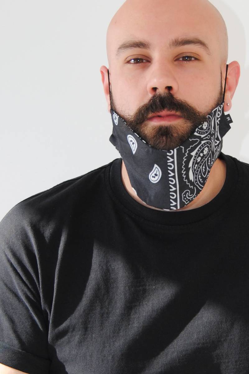 Bartabdeckung Schwarzes Bandana/Bart Frei Von Gerüchen Und Ausfall Gesichtshaaren von Etsy - MARIAEMILIAS