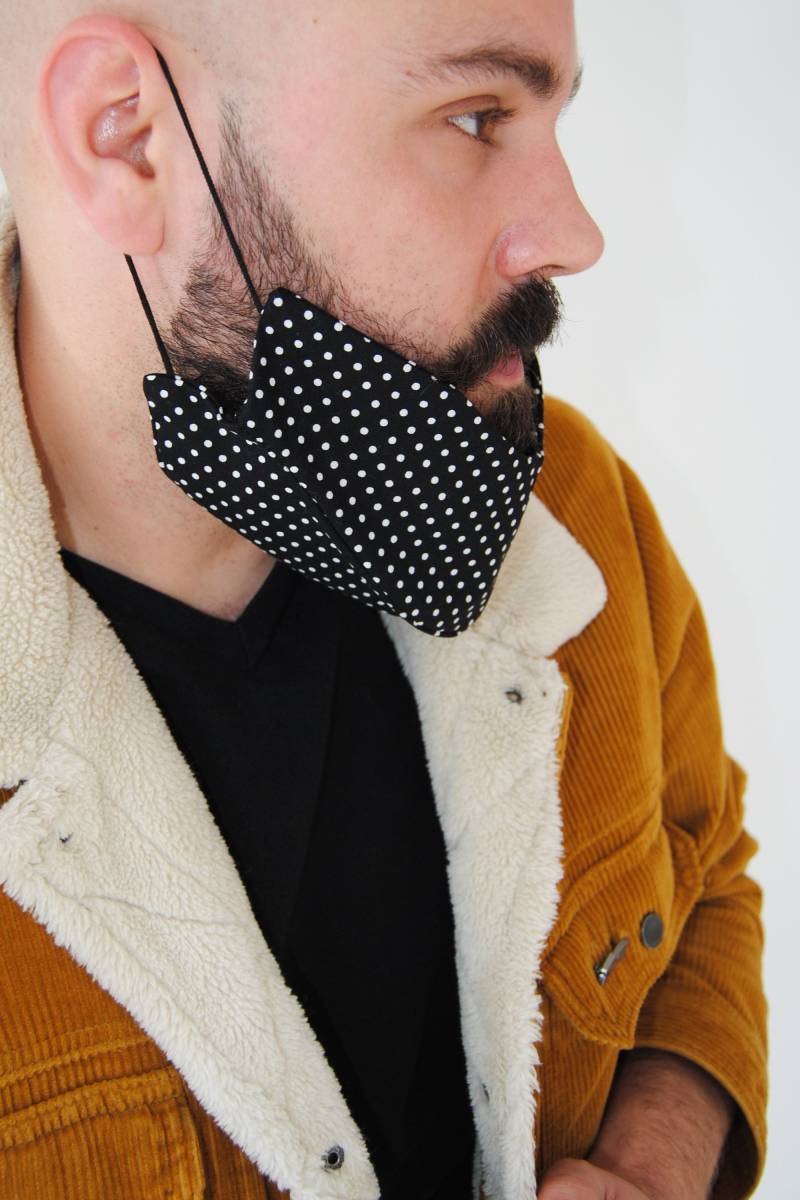 Dots Print Beard Cover/Bart Frei Von Gerüchen Und Ausfall Gesichtshaaren von Etsy - MARIAEMILIAS