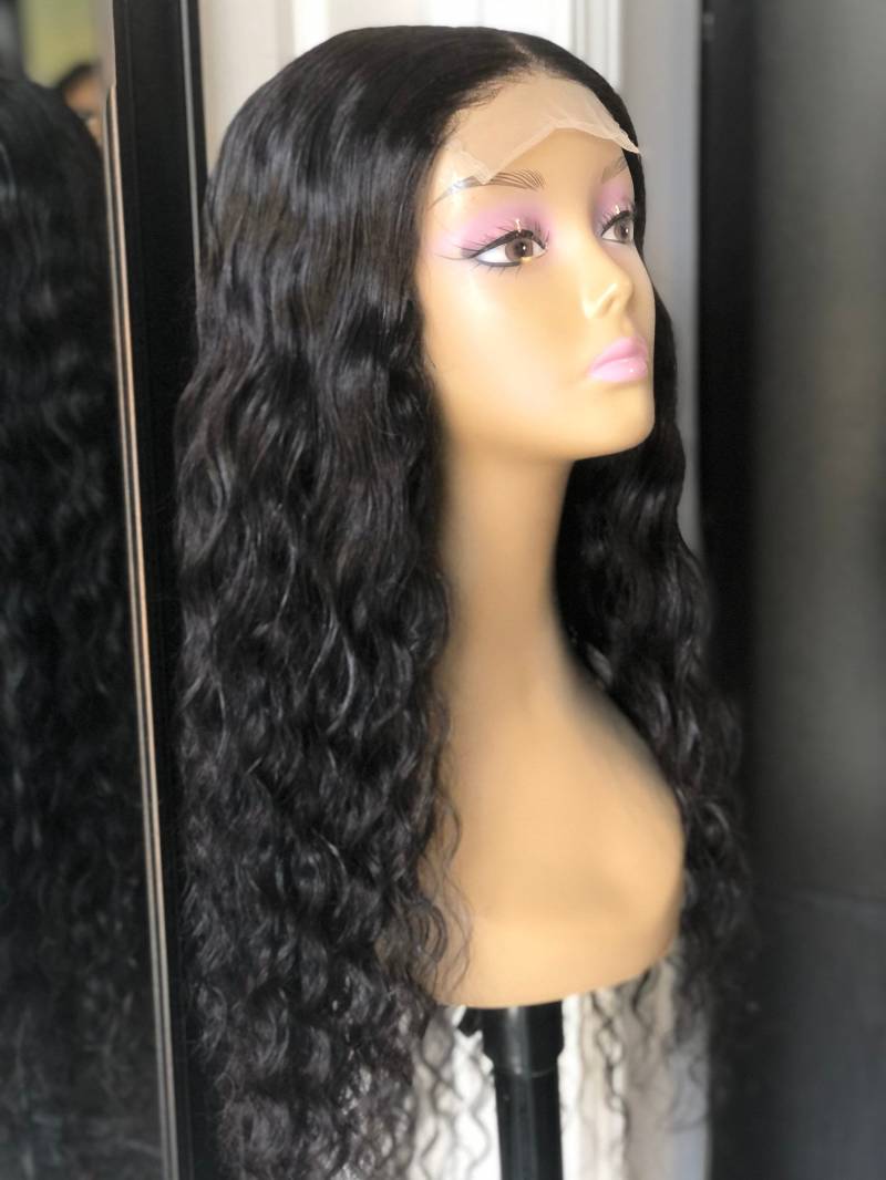 Alexis 26 "Loose Wave Perücke Einheit Für Schwarze Frauen. Passend Die Meisten Durchschnittlich Großen Köpfe von Etsy - MGSWIGBOUTIQUE