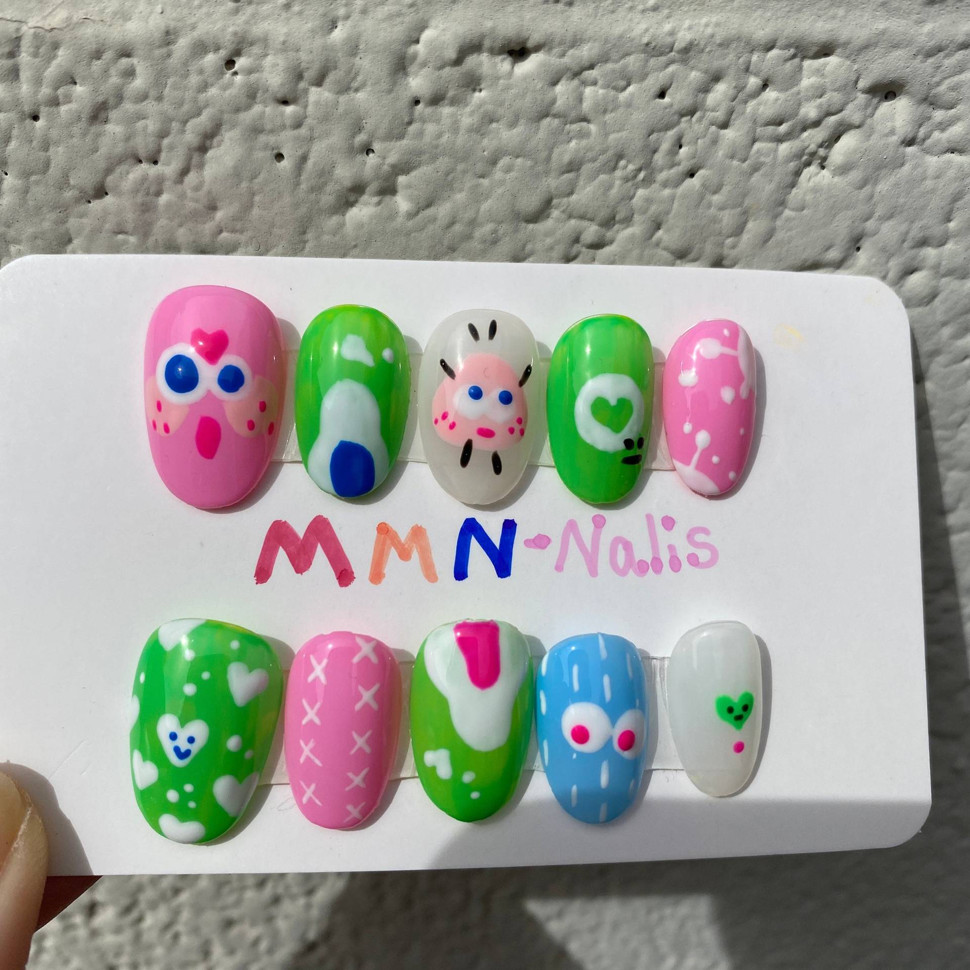 Nagelpresse/Kawaii Nägel Cartoon Kunstnägel von Etsy - MMNnails