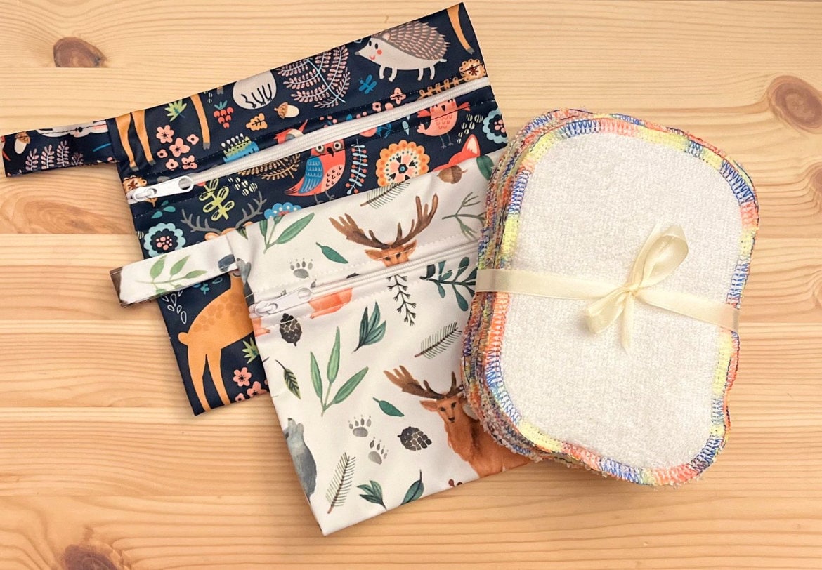 Waschlappen Waschbare Feuchttücher Baby Wipes Bambus Tücher Waschlappen Waschbare Feuchttücher Baby Wipes Bambus Tücher von Etsy - MaMoLiDesign