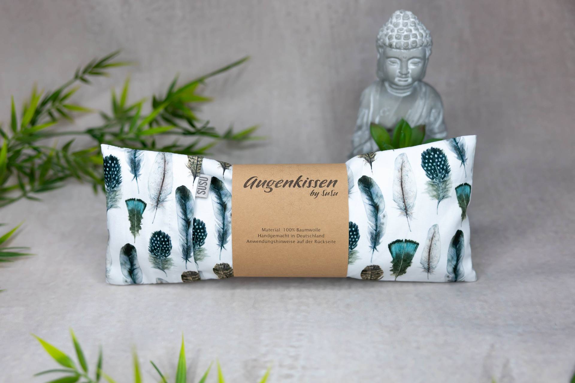 xl Extra Großes Augenkissen Weiß Federn Yoga Meditation Entspannung Homeoffice Lavendel Sandelholz Palo Santo Baumwolle Vegan von Etsy - MadeBySuSu