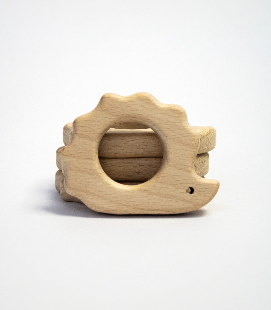 Beißring "Kleiner Igel" Aus Buchenholz Beißring "Kleiner Igel" Aus Buchenholz von Etsy - MahinaMakramee