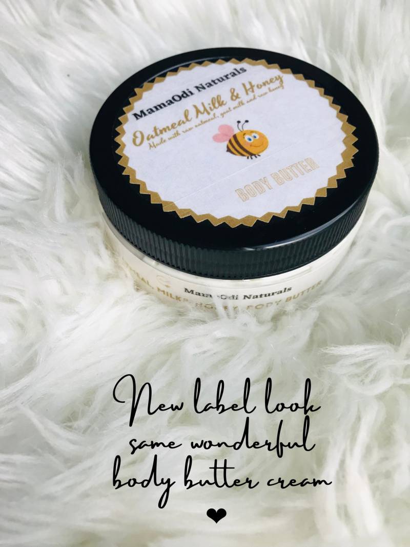 Haferflocken, Milch & Honig Körperbuttercreme Lotion Mit Rohem Und Kolloidem Hafer Ziegenmilch | Seifenstück Geschenk von Etsy - MamaOdiNaturals