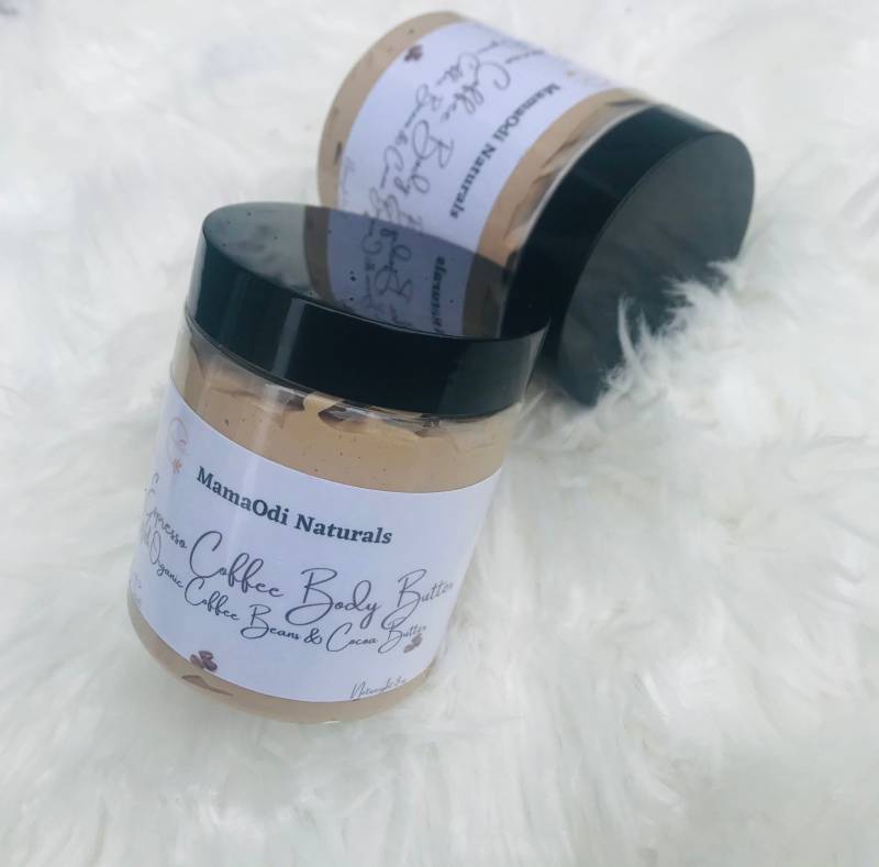 Organic Coffee Body Butter Feuchtigkeitscreme, Mit Kaffee Gemacht, Mit Extra Koffein, Geschenk, Idee, Gastgeschenke von Etsy - MamaOdiNaturals