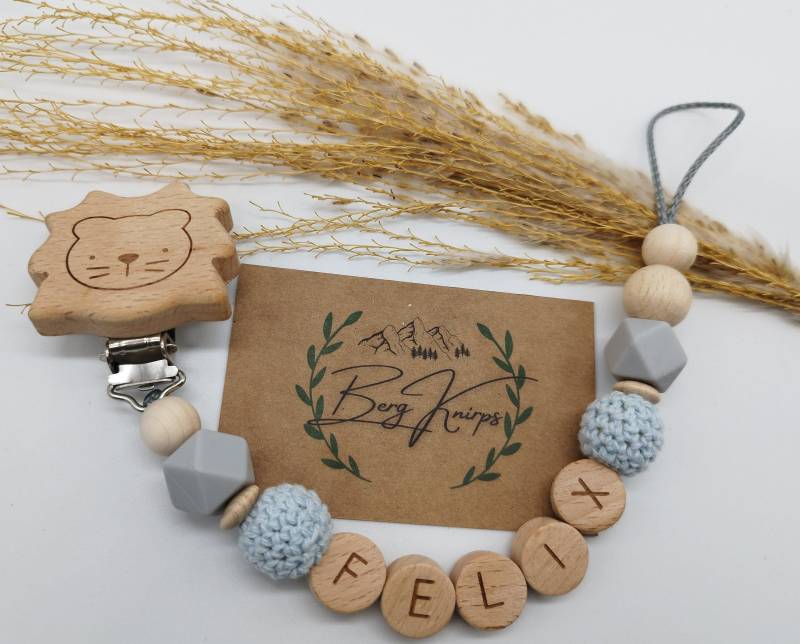 Schnullerkette Mit Namen Personalisiert Jungen Mädchen | Babygeschenk Zur Geburt Baby Taufe Geschenk von Etsy - ManufakturBergKnirps