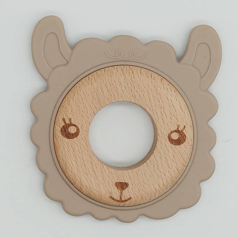 Silikon Holz Beißring Für Babys | Hochwertiges, Schadstofffreies Und Bpa-Freies Material - Speichelfest Ungiftig von Etsy - ManufakturBergKnirps