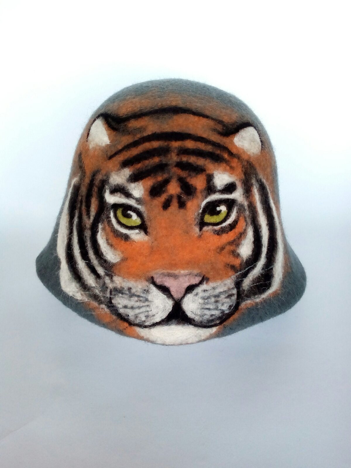 2022 Symbol Badefilz Wolle Hut Neujahr Geschenk Tiger Sauna Halloween Tier Malerei Mütze Geburtstag Spa von Etsy - MarinaSheepShop