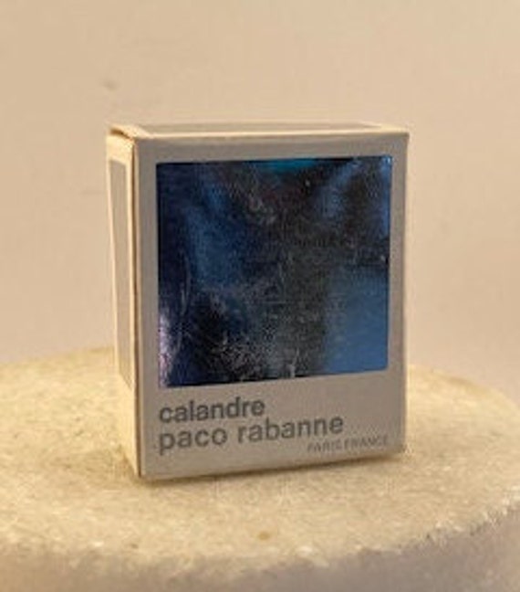 Vintage Paco Rabanne Calendre Pure Parfum 1 Ml Micro Miniature Splash. Nib Sammlerstück. Ref 1090 von Etsy - MePeGreece