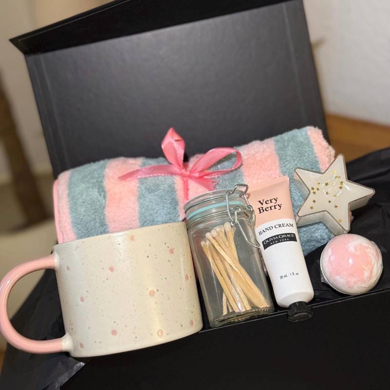 Geschenkbox Geschenke Für Teenager Mädchen Freundin Wellness Spa Einzugsgeschenk Kaffeeset Housewarming Hyggegeschenk Giftbasket Einweihung von Etsy - MellowsBoxDE