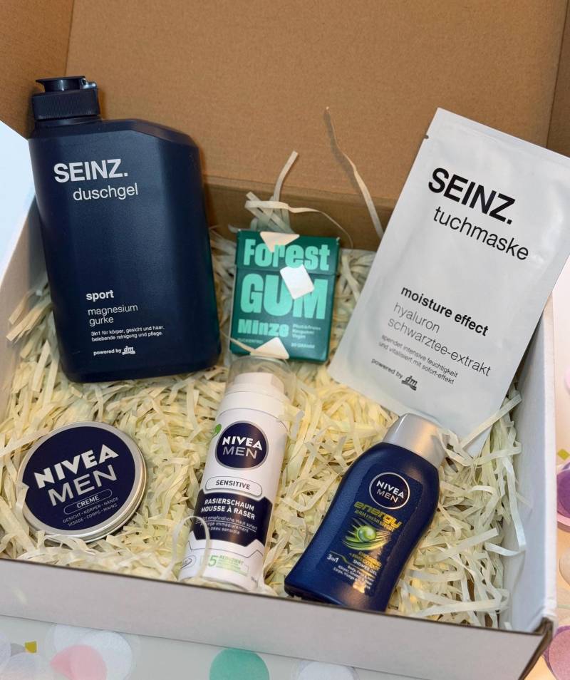 Geschenkset Für Ihn Giftset Für Männer Freund Boyfriend Pflegeset Nivea Seinz Geschenk Wellness Duschgel Wohlfühlset Men Geschenkbox von Etsy - MellowsBoxDE