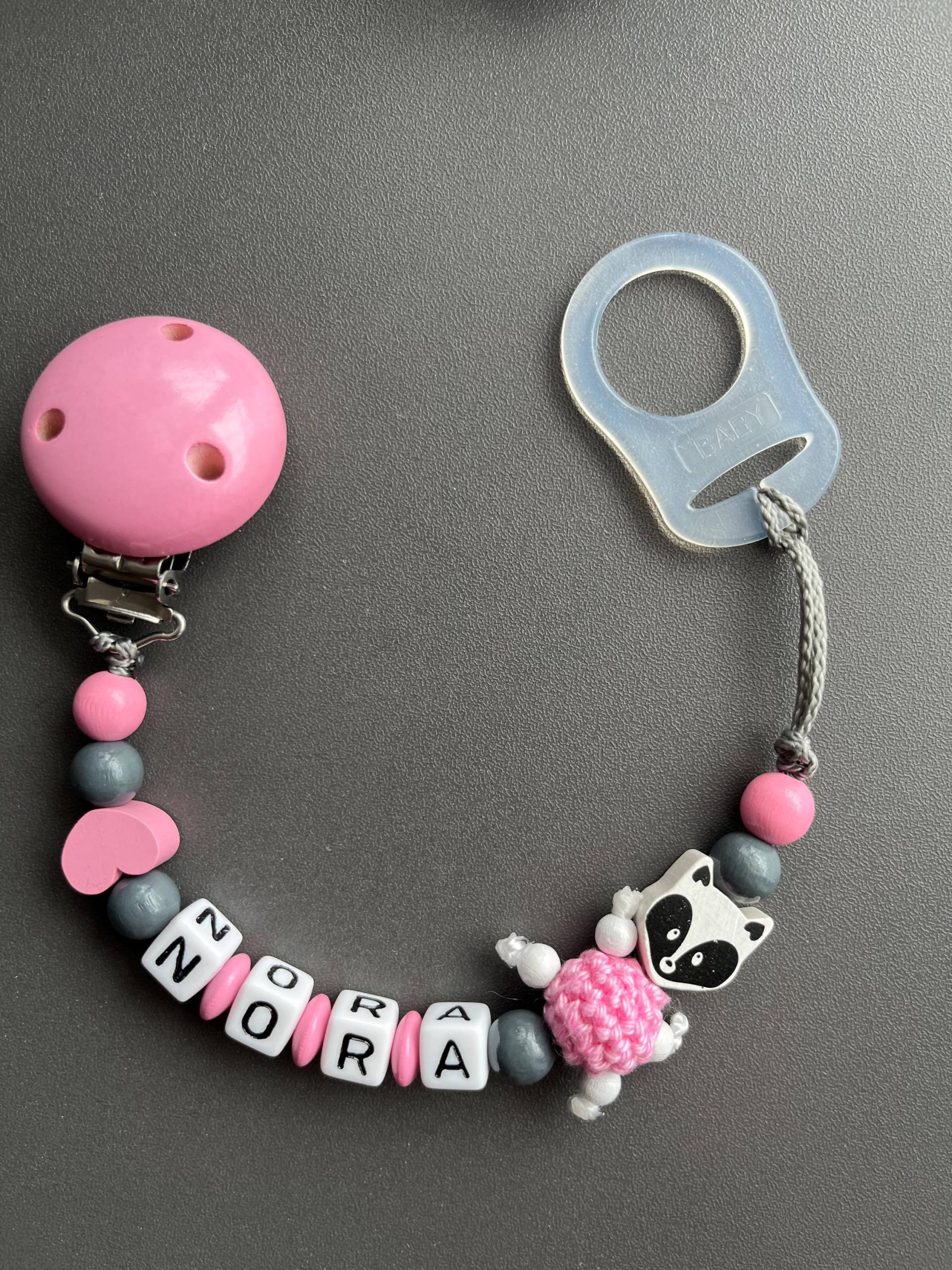 Schnullerkette, Schnullerkette Mit Namen, Personalisiert von Etsy - MellysBabykreationen