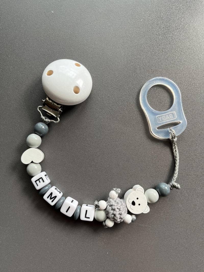 Schnullerkette, Schnullerkette Mit Namen, Personalisiert von Etsy - MellysBabykreationen