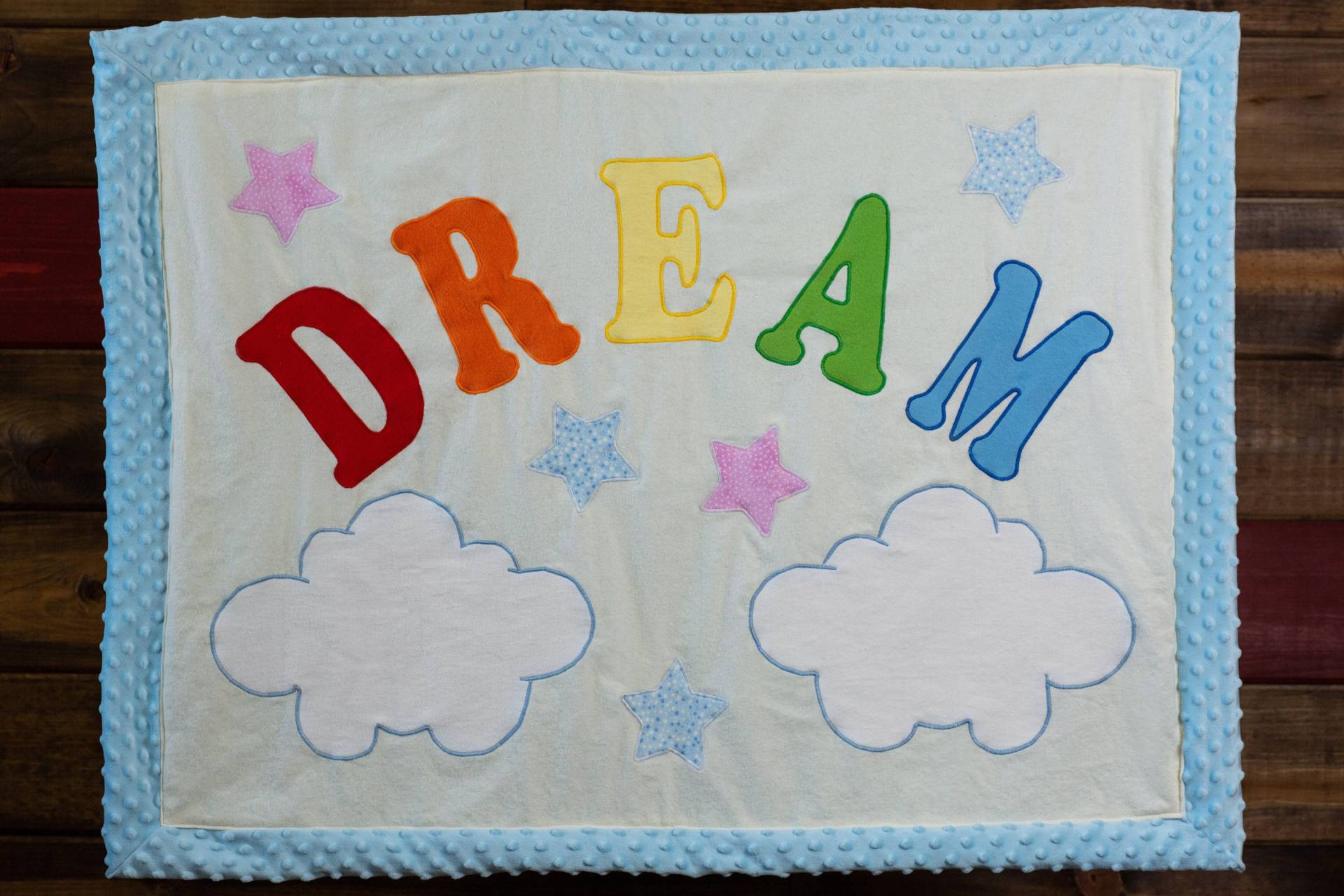 Dream Babydecke Mit Wolken Und Sternen, Minky-Decke, Kinderzimmer Geschenk Dream Babydecke Mit Wolken Und Sternen, Minky-Decke, Kinderzimmer Geschenk von Etsy - MelsMinkyBusiness