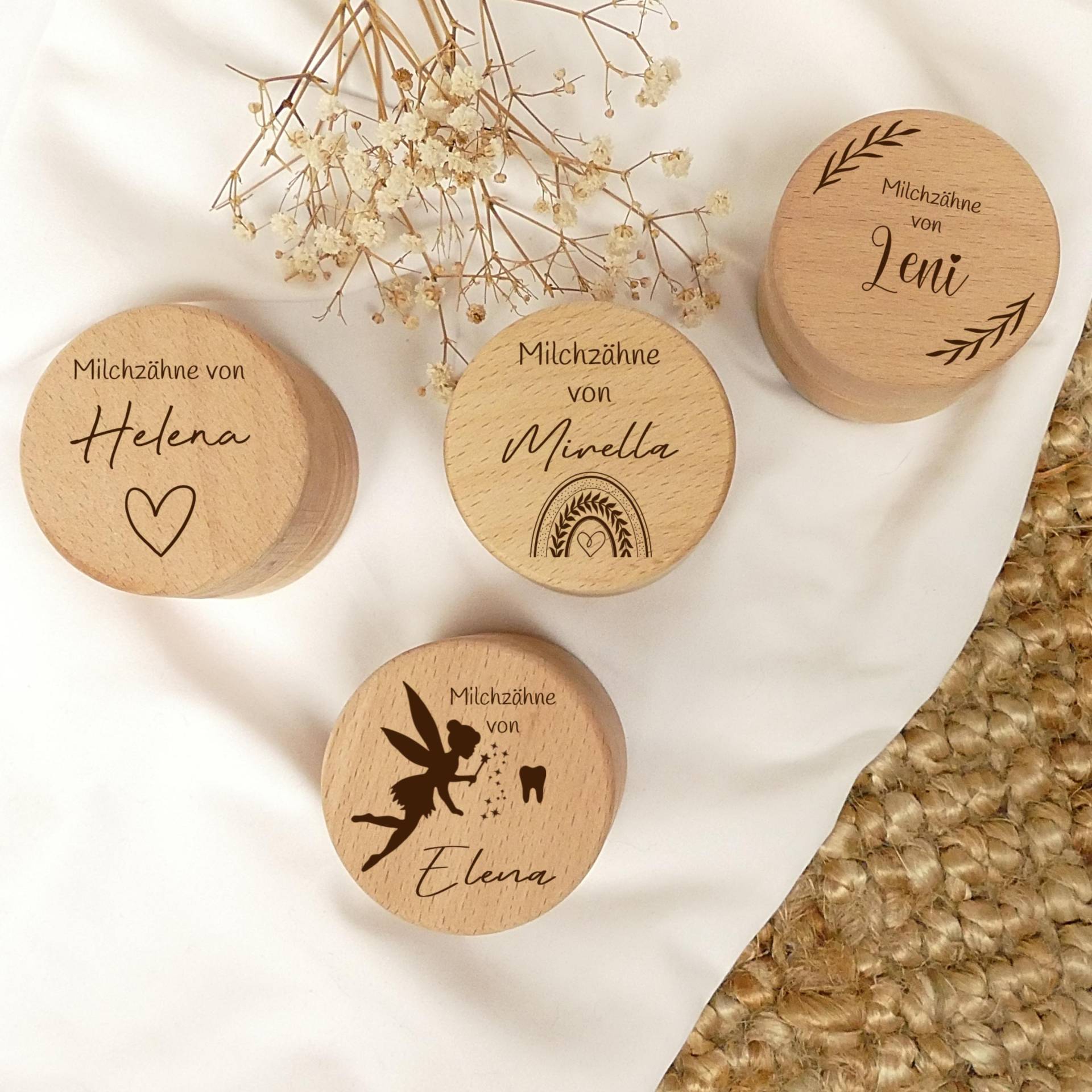 Personalisierte Milchzahndose, Zahndose, Zahnfee von Etsy - MiaMaralina