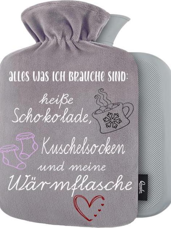 Wärmflaschenbezug Personalisiert Und Individuell Gestaltet Für Freunde, Familie Etc. , Wärmflaschenhülle Mit Wärmflasche von Etsy - MietFabrikcs