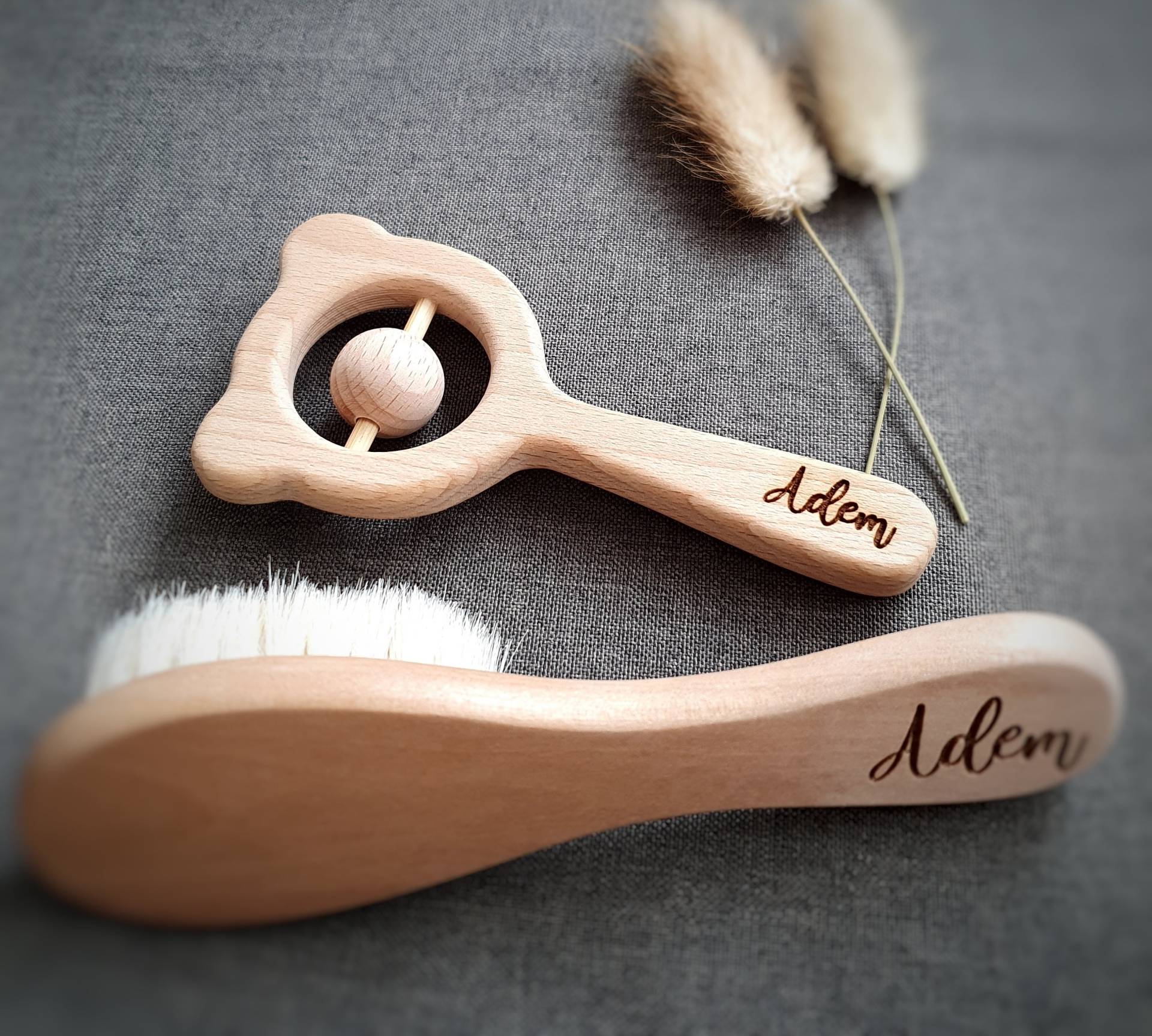 Baby Bürste Personalisiert, Deko Holz, Neugeborenen Holz von Etsy - MikayloDE