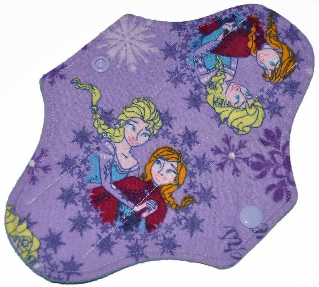 Liner Hanf Und Pul Core - Frozen Sister Flanell Wiederverwendbares Tuch Mini Pad - Windpro 19 cm von Etsy - MimisDreams