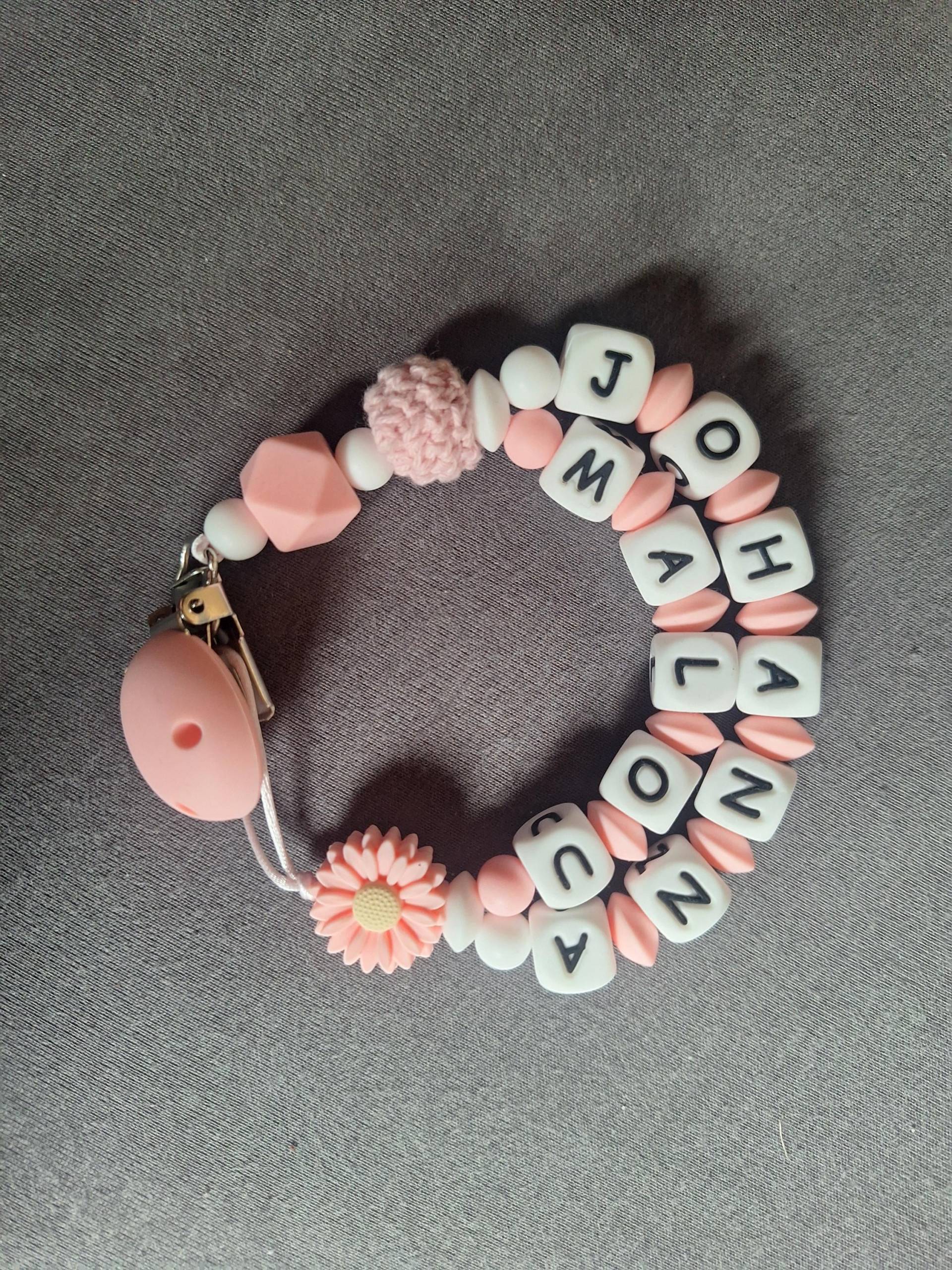 Personalierte Schnullerkette Personalierte Schnullerkette von Etsy - MinaaasWorld