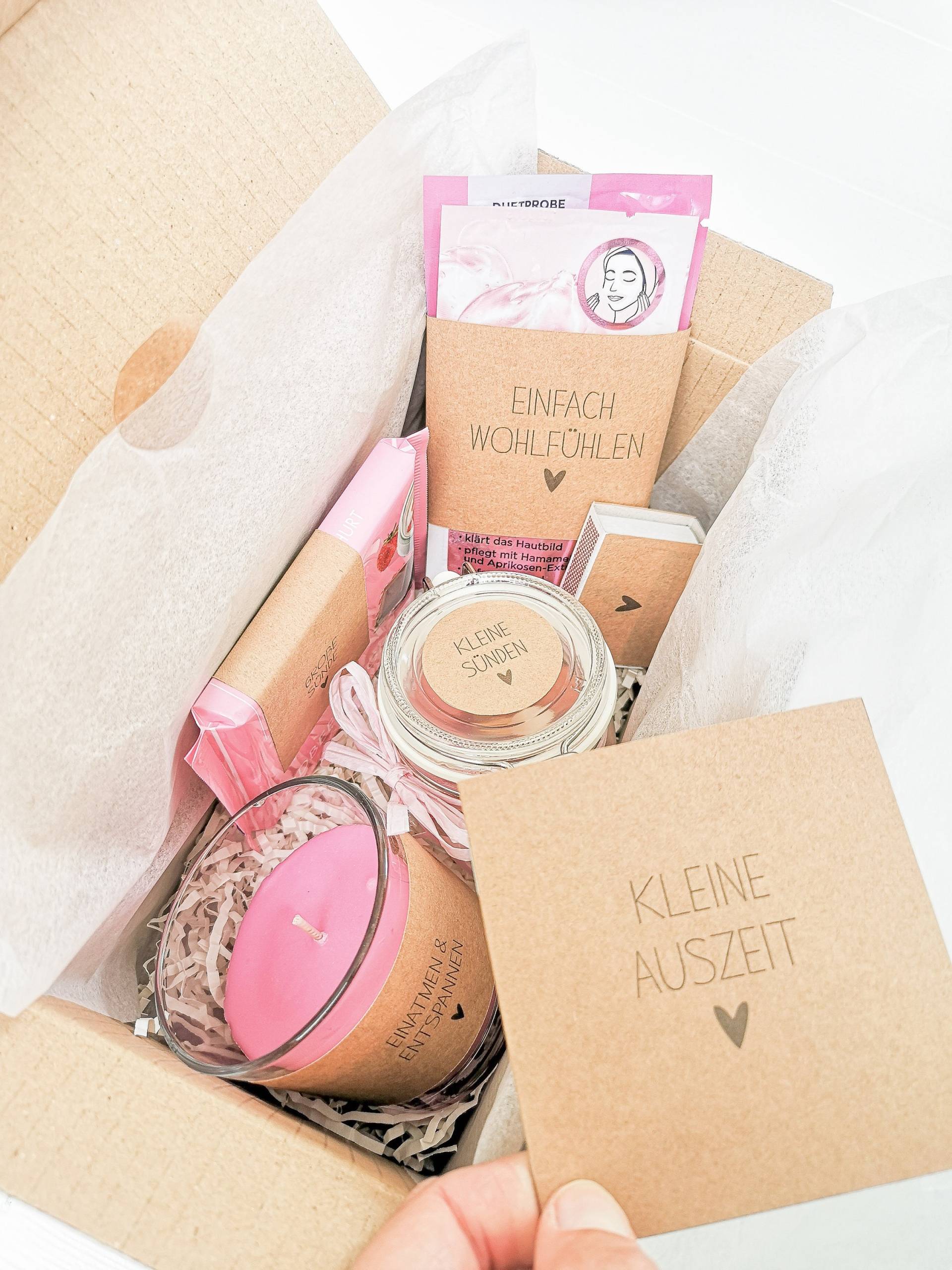 Geschenk Set | Wellness Box "Kleine Auszeit - Wellness' von Etsy - MissMinnelliDESIGN