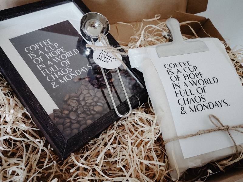 Kaffee-Geschenkbox | Kaffee Geschenk Box Kaffeeliebhaber Coffeelover von Etsy - MissMinnelliDESIGN