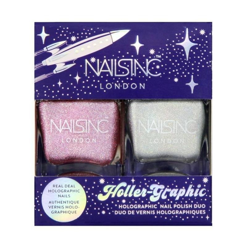 Nails Inc Nagellack Duo, Holler-Graphic, 2 X 14 Ml von Etsy - MoabVariety