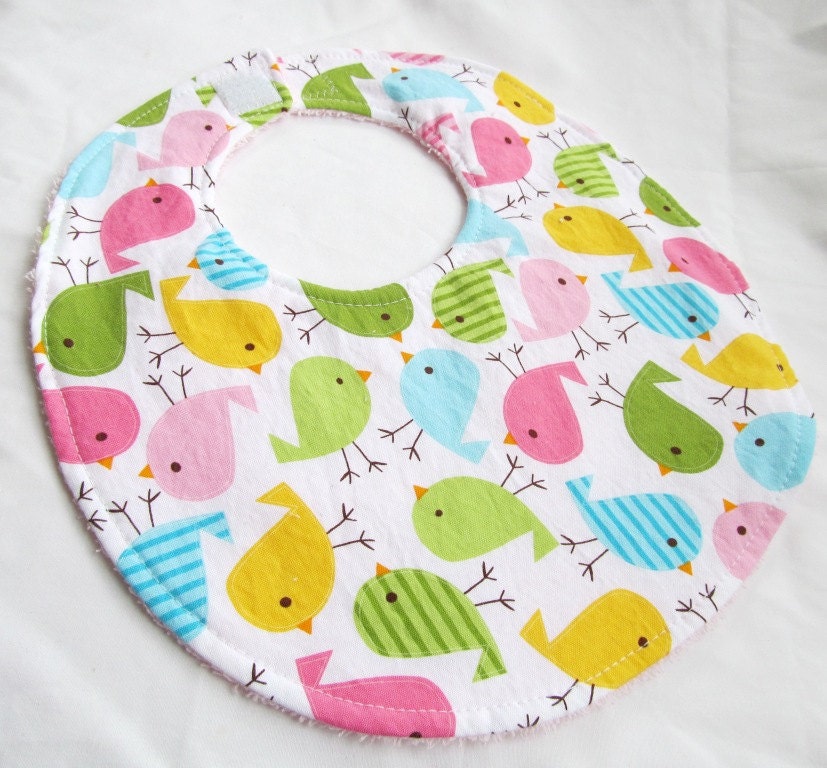 Baby Mädchen Lätzchen - Vögel Im Frühling Baumwolle Mit Frottee Rückseite Baby Mädchen Lätzchen - Vögel Im Frühling Baumwolle Mit Frottee Rückseite von Etsy - MomNMiaDesigns
