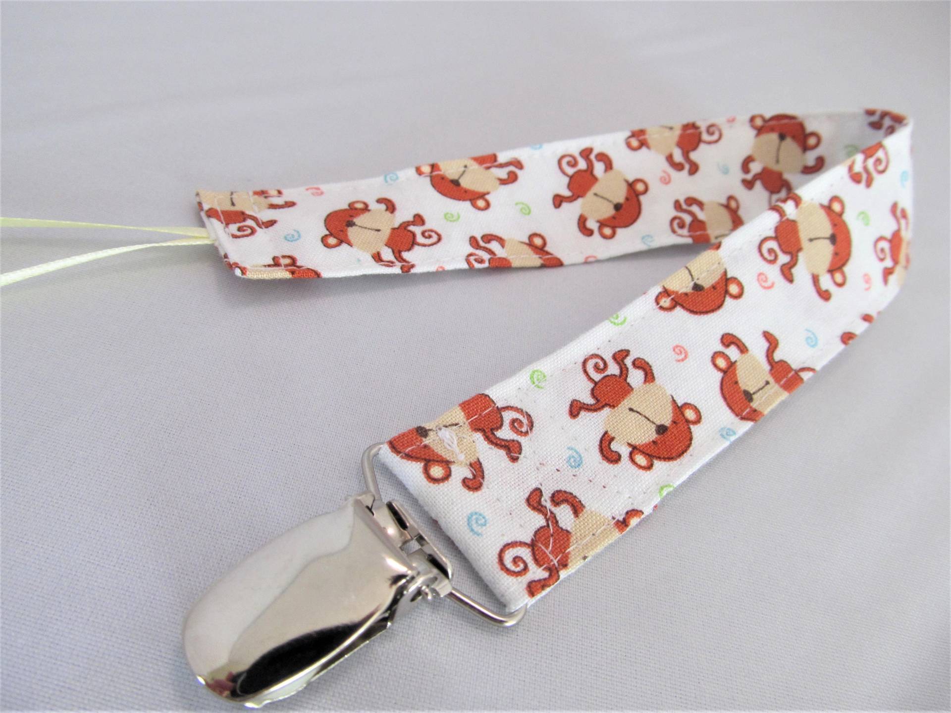 Universeller Stoff Schnullerclip, Stofftier Mini Affe, Babypartygeschenk, Geschenk Zur Geburt, Spielzeugclip Universeller Stoff Schnullerclip, Stofftier Mini Affe, Babypartygeschenk, Geschenk Zur Geburt, Spielzeugclip von Etsy - MomNMiaDesigns