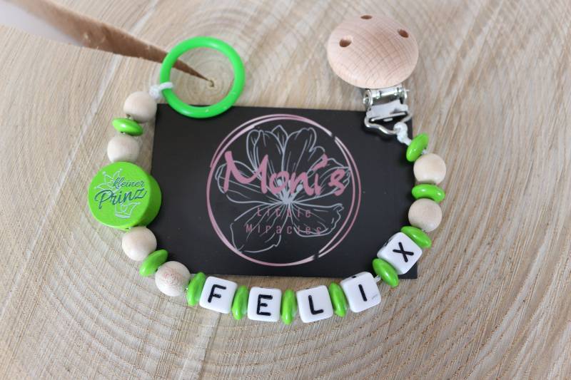 Schnullerketten Personalisiert, Mit Namen, Kleiner Prinz, Verschiedene Farben, Silikonring, Handmade von Etsy - MonisLittleMiracles