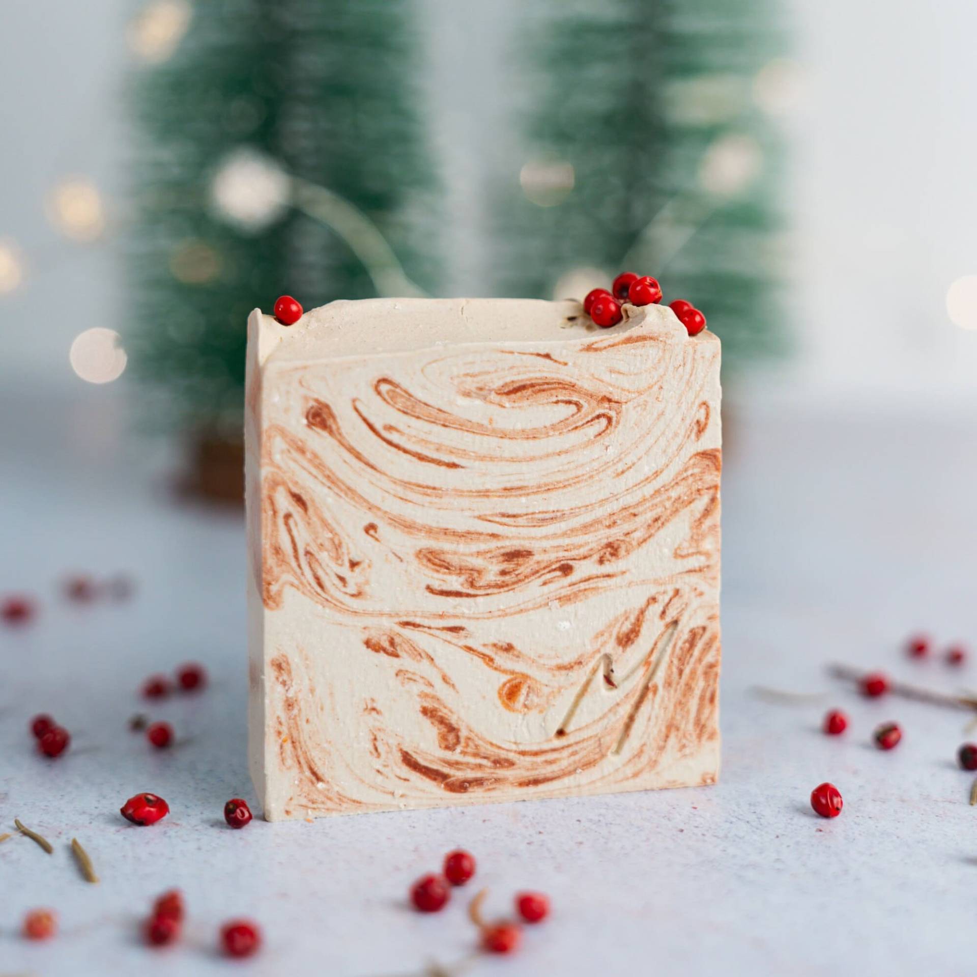 Merry Mint Natural Soap | Christmas Limited Dyes Zero Waste Bathroom Handmade According To The Cold Process Moreva Care von Etsy - MorevaCare