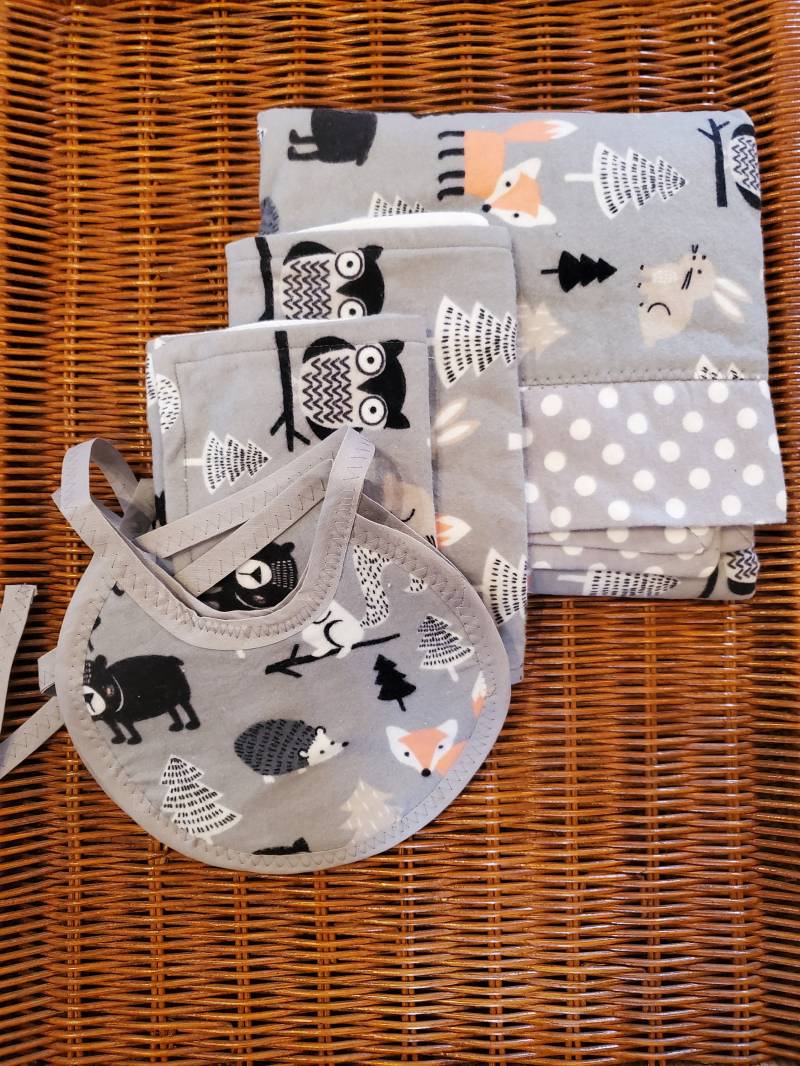 Baby Set - Empfangsdecke, Leinen Und Lätzchen von Etsy - MotherHemsSewing