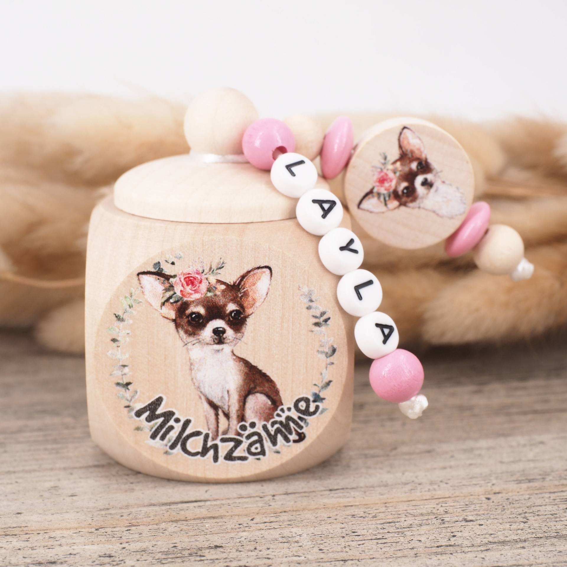 Milchzahndose Mit Namen Hund Chihuahua von Etsy - MotzisBunteWelt2014