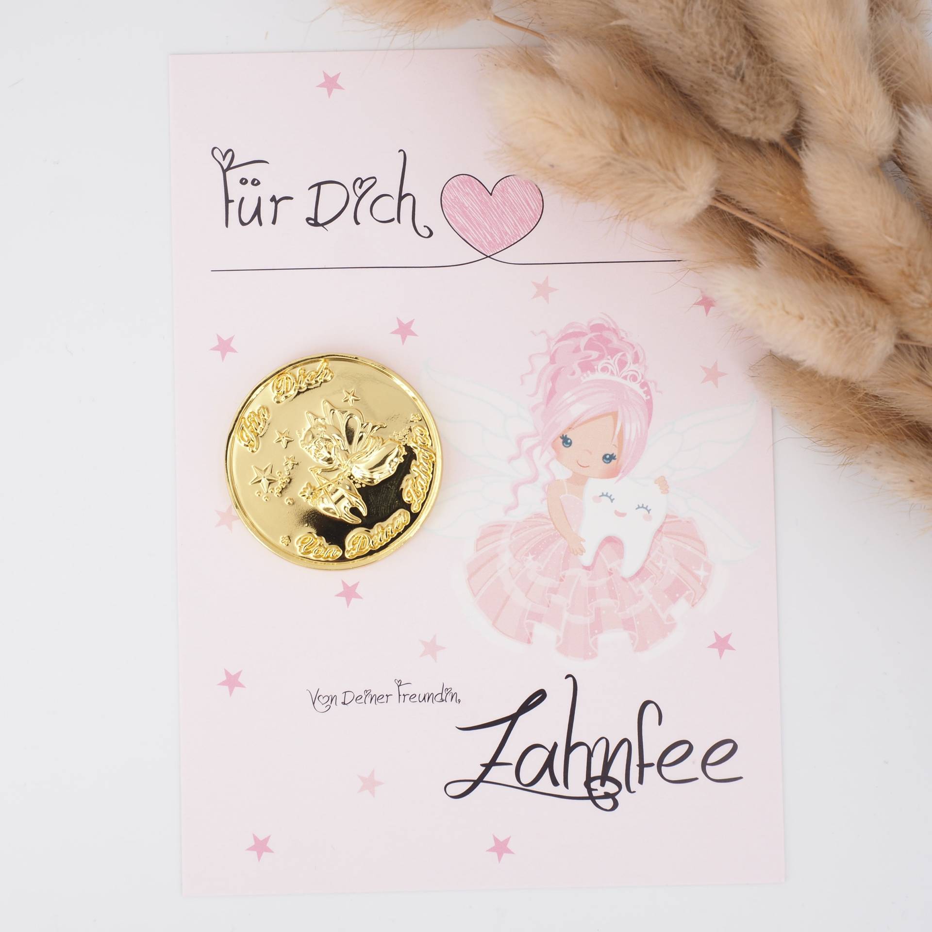 Zahnfee Brief Karte Mit Goldmünze Wackelzahn Milchzahn von Etsy - MotzisBunteWelt2014