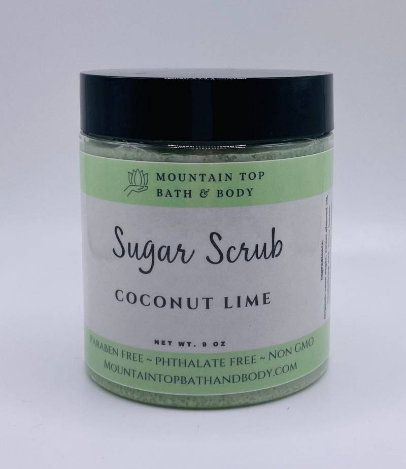 Kokosnuss Lime Sugar Scrub von Etsy - MountainTopCoStudio