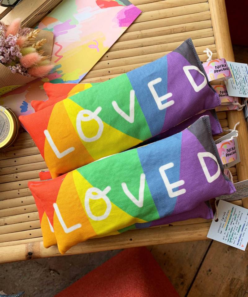 Lavendelsäckchen Für Meditation Yoga Zen Loved Rainbow Lgbtq Happy Vibes von Etsy - MsSpanner