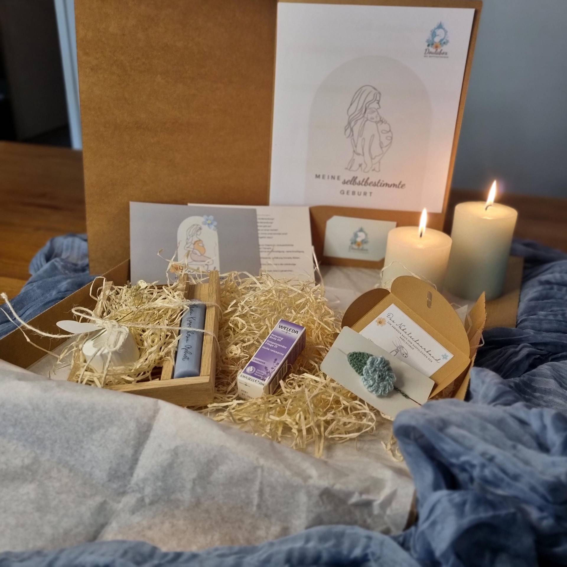 Geschenkbox - Die Doulabox "Meine Selbstbestimmte Geburt" Geschenke & Rituale Für Schwangere von Etsy - Muttertraenen