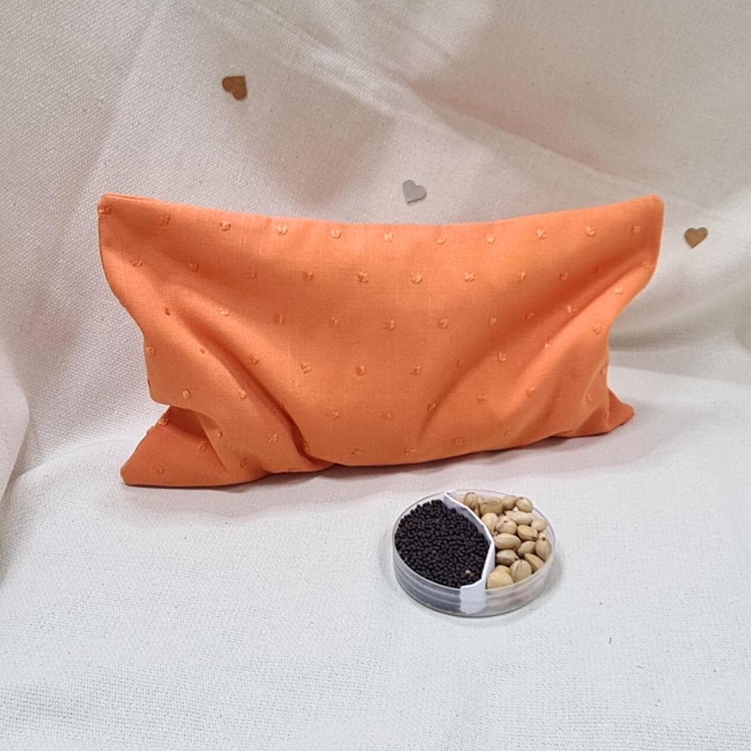 Dotty-Collection Orange Wärmekissen Mit Waschbarer Außenhülle Für Wohligwarme Wintertage. Kirschkerne Rapssamen. Personalisierung Möglich von Etsy - MyEllmar