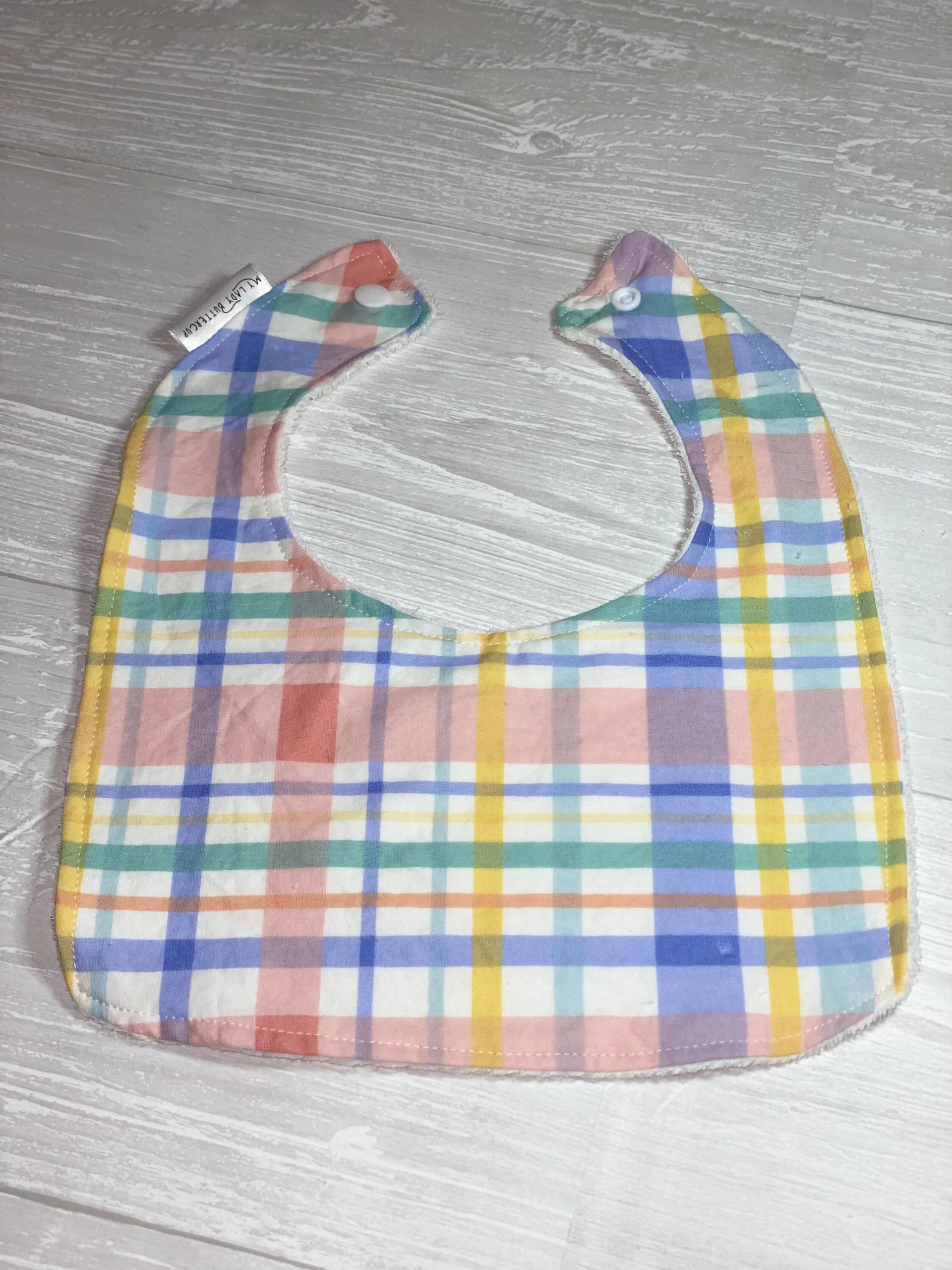 Pastell Kariertes Bib von Etsy - MyLadyButtercup