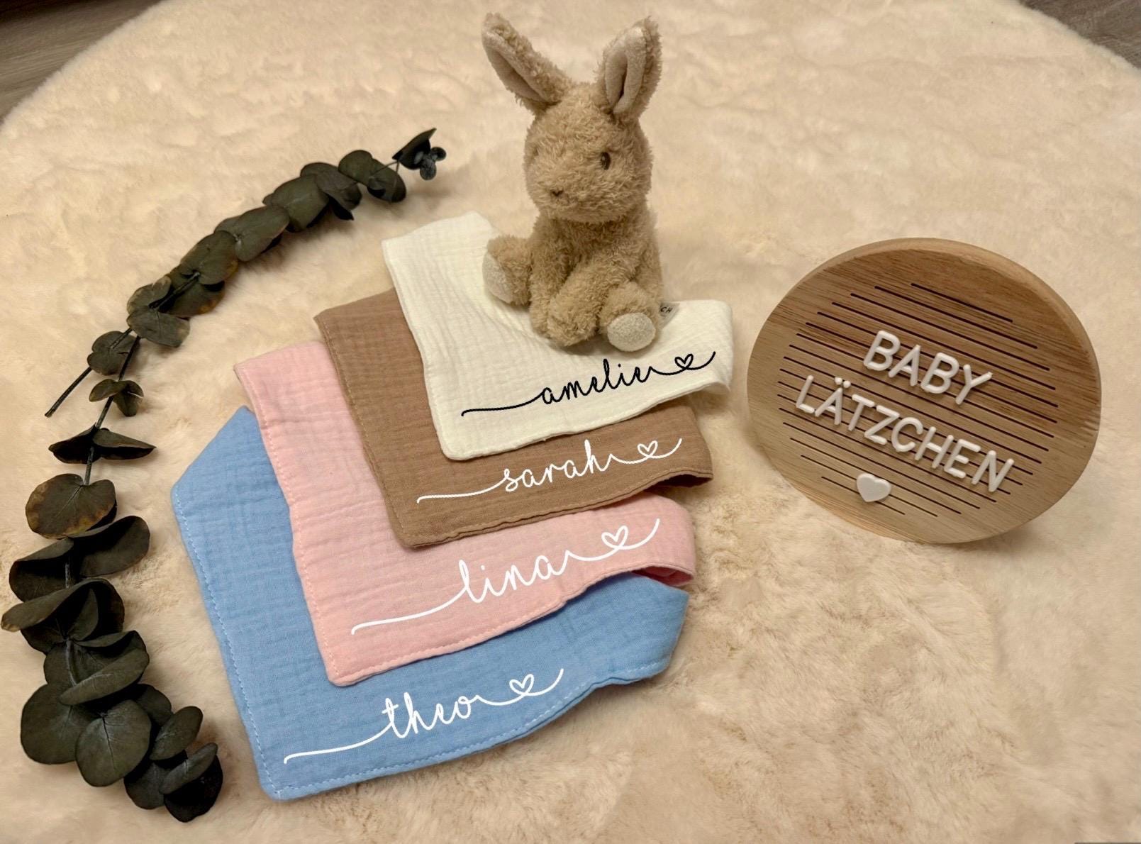 Halstuch/Lätzchen Baby Personalisiertes Halstuch/ Personalisierte Geschenke Schwangerschaft Geburt Individuell Name von Etsy - MyLittleBodies