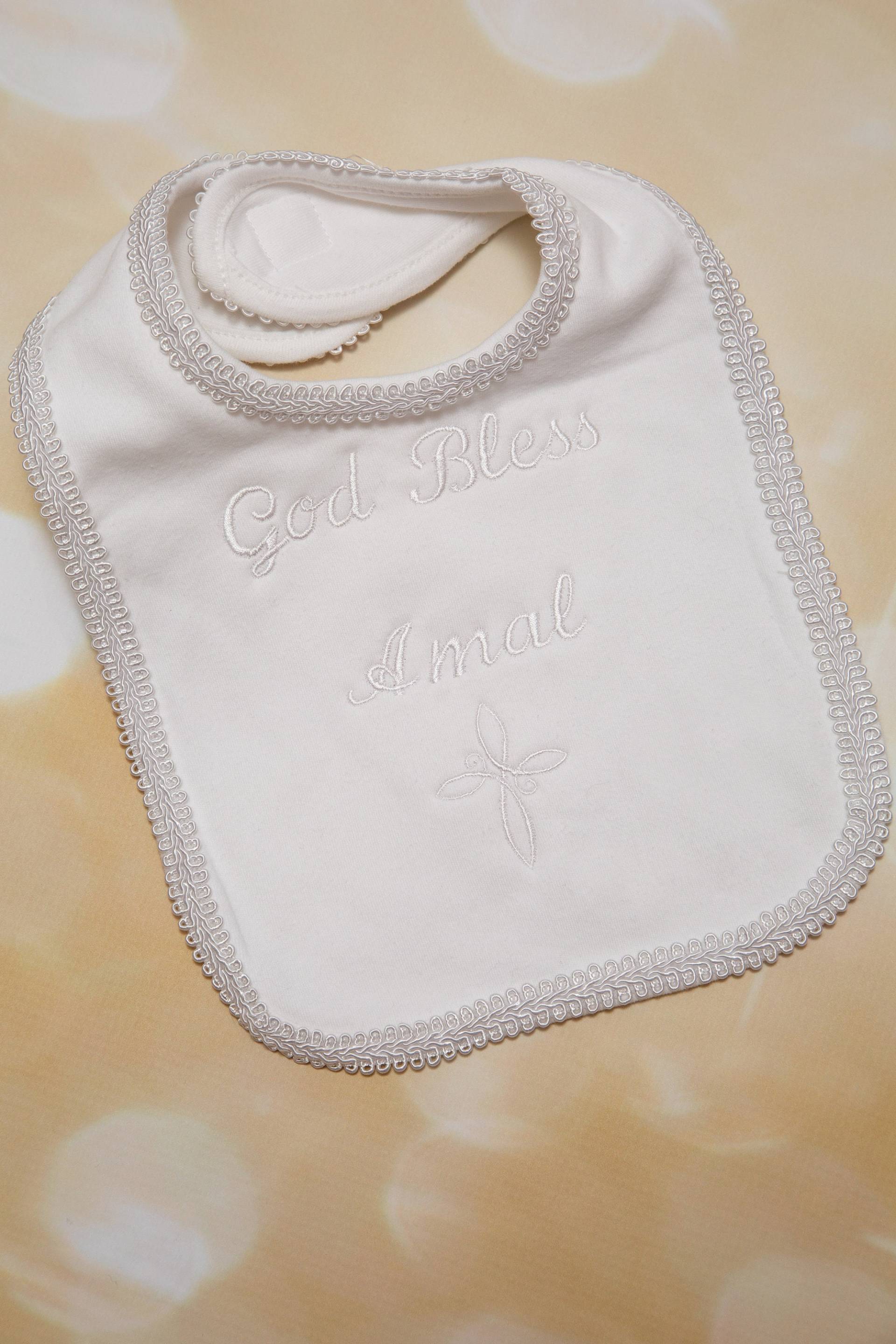 Baby Mädchen Personalisierte Taufe Lätzchen Weiß Personalisierte Mit Trim God Bless Baby Mädchen Personalisierte Taufe Lätzchen Weiß Personalisierte Mit Trim God Bless von Etsy - MyLolliflopsLLC